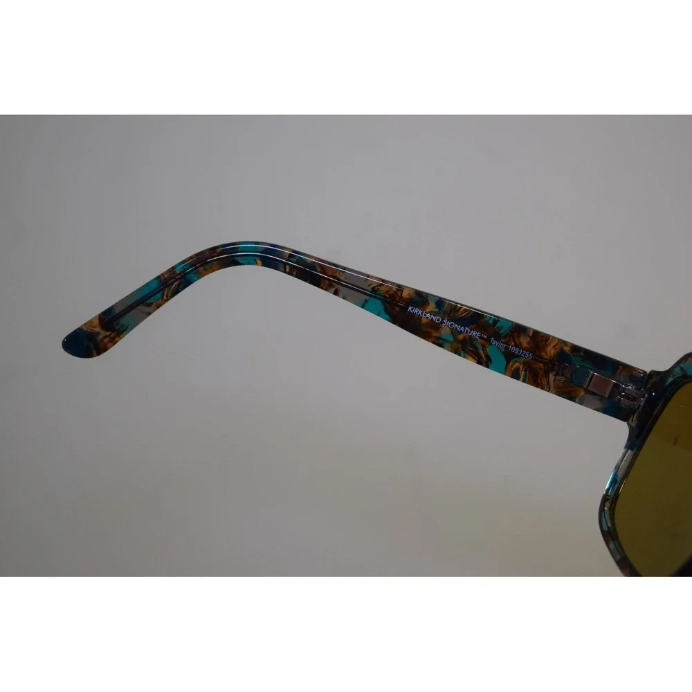 Kirkland Signature Taylor Eyeglasses Optical Frame Blue Tortoise 55-16-140 Italy